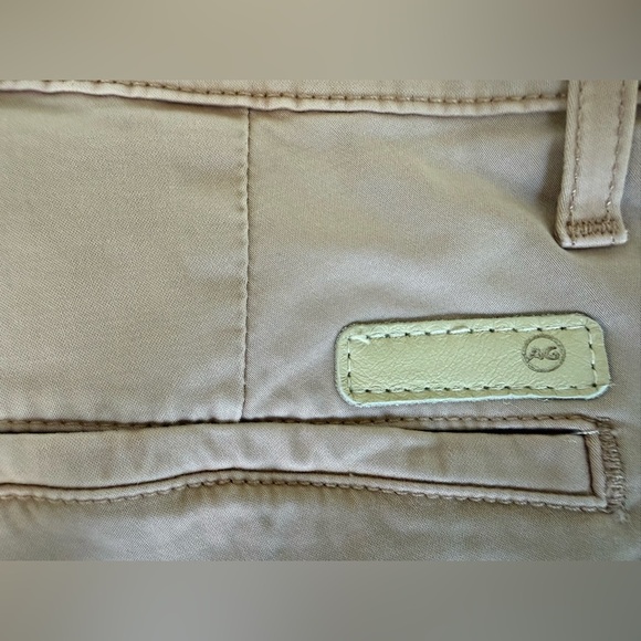 🌅 EUC: AG Adriano Goldschmied Wanderer Shorts 31R Sulfur Dune Rose Slim Trouser - Picture 10 of 13